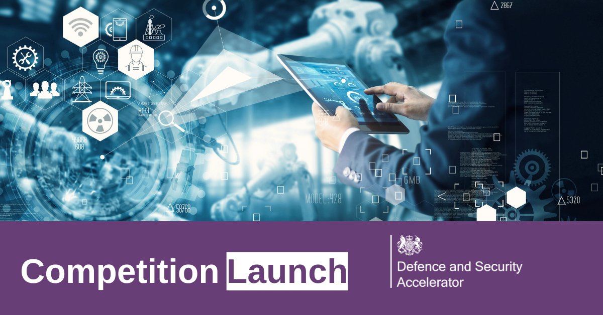 🚀New competition launch!

DASA is pleased to launch a Themed Competition called Autonomous Sensor Management and Sensor Counter Deception.

We are seeking proposals to develop autonomous #sensor management and sensor deception.

Learn more: ow.ly/ncEw50P5Z76