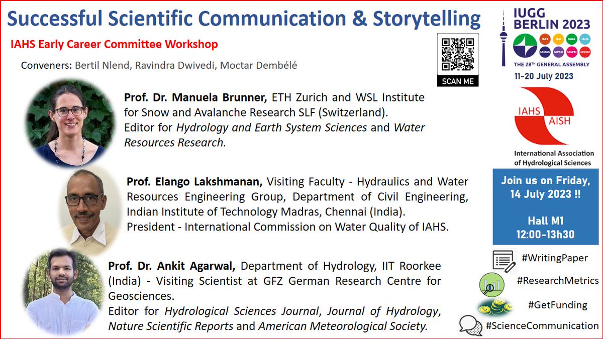 BDekongmen's tweet photo. Impactful trainings opportunities for Early Career Scientists #ECS, #IUGG2023 #SYSTA
@IAHS_AISH
#IUGG https://t.co/XtPZN3tf8G