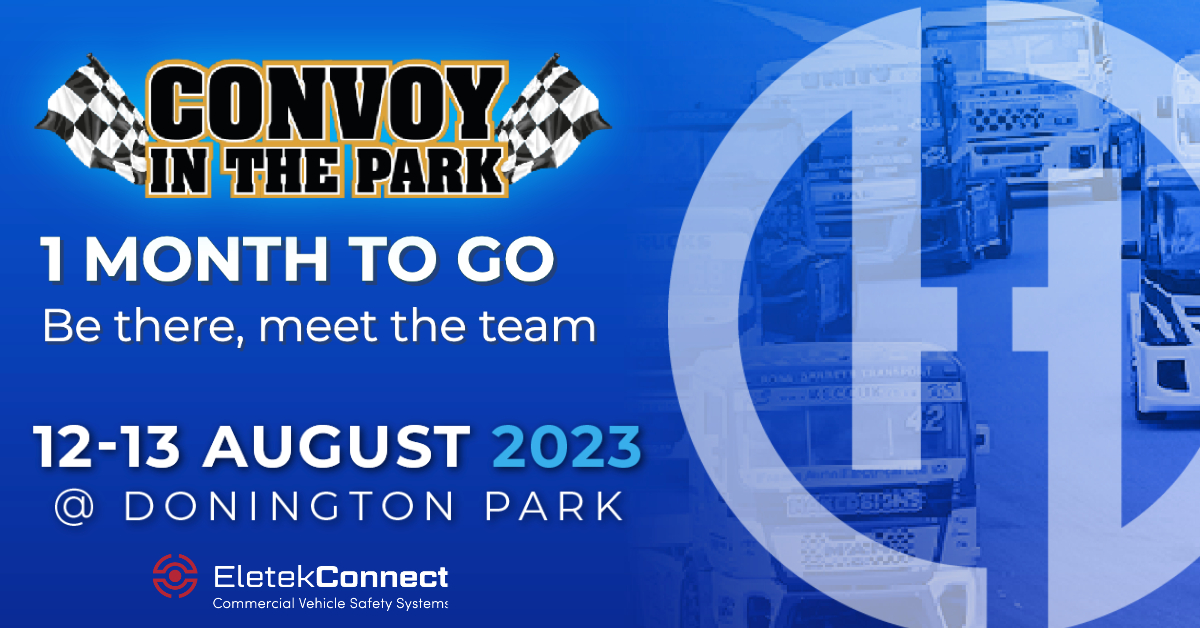 htecgroupuk's tweet photo. WITH 1 MONTH TO GO make sure you get to Donington for Convoy in the Park.
#convoyinthepark2023 #roadtransport #driversafety #pedestriansafety #logistics #freight #compliance #ai #technology #software #engineering #transport #safety https://t.co/0SAOGKOmSE