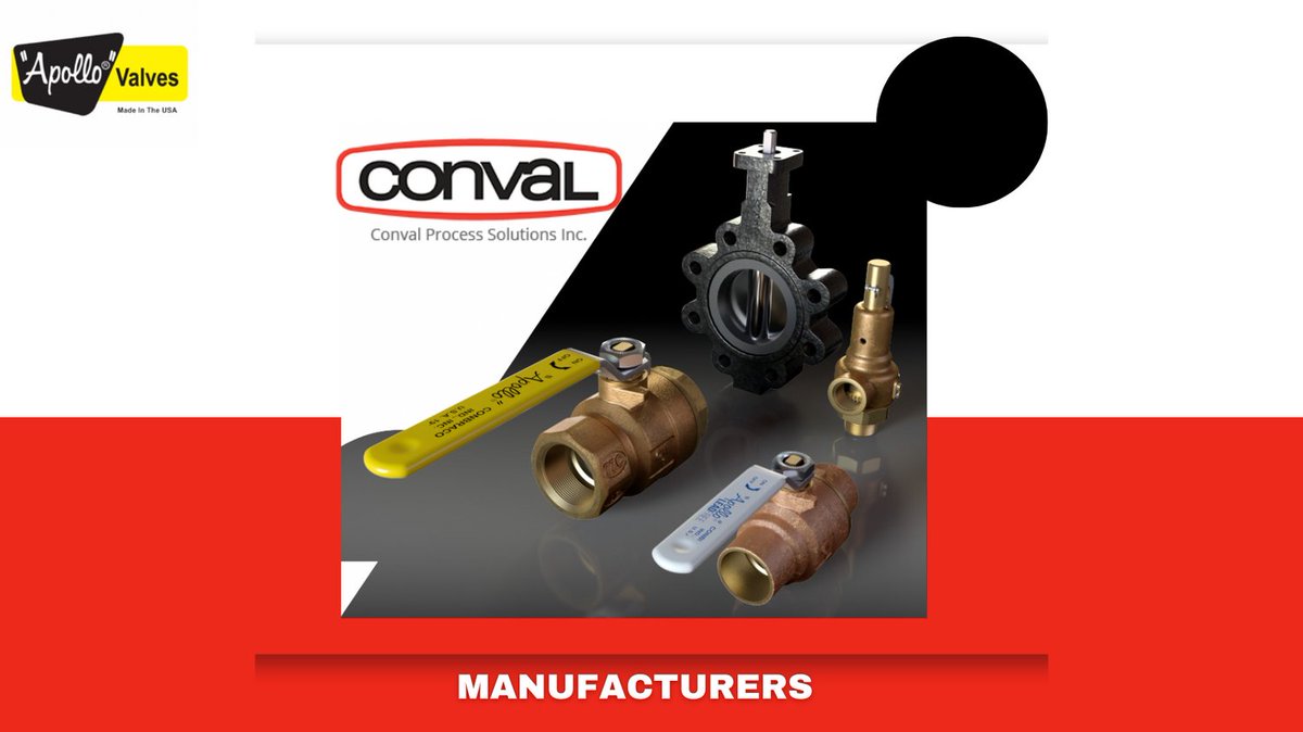 ConvalInc's tweet photo. Did you know we are a local supplier of Apollo valves? We are thrilled to represent such a well known and quality line of products.

Take a look at Apollo's product catalogue by visiting our website https://t.co/DMyIZfxJ5s https://t.co/EGrevx8dj8