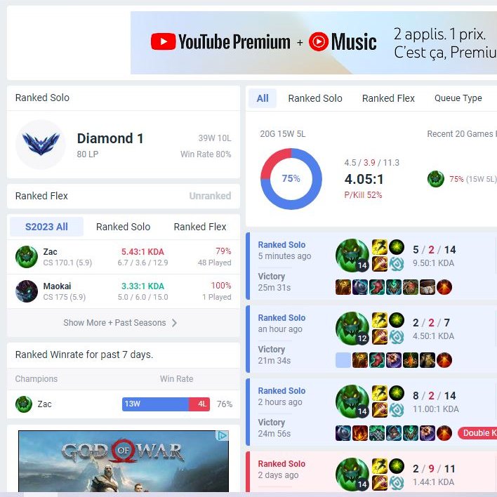 Le Master 80% WR ça serait stylé 💪

Le nouveau système d'mmr fait qu'un duo mate ne baisse plus votre mmr/gains d'lp, par contre une fois que votre mmr dépasse le master vous ne pouvez plus duo.
Je soloQ depuis le plat 1 MDR
Je douille ma race et step up de fou contre du GM 🥵