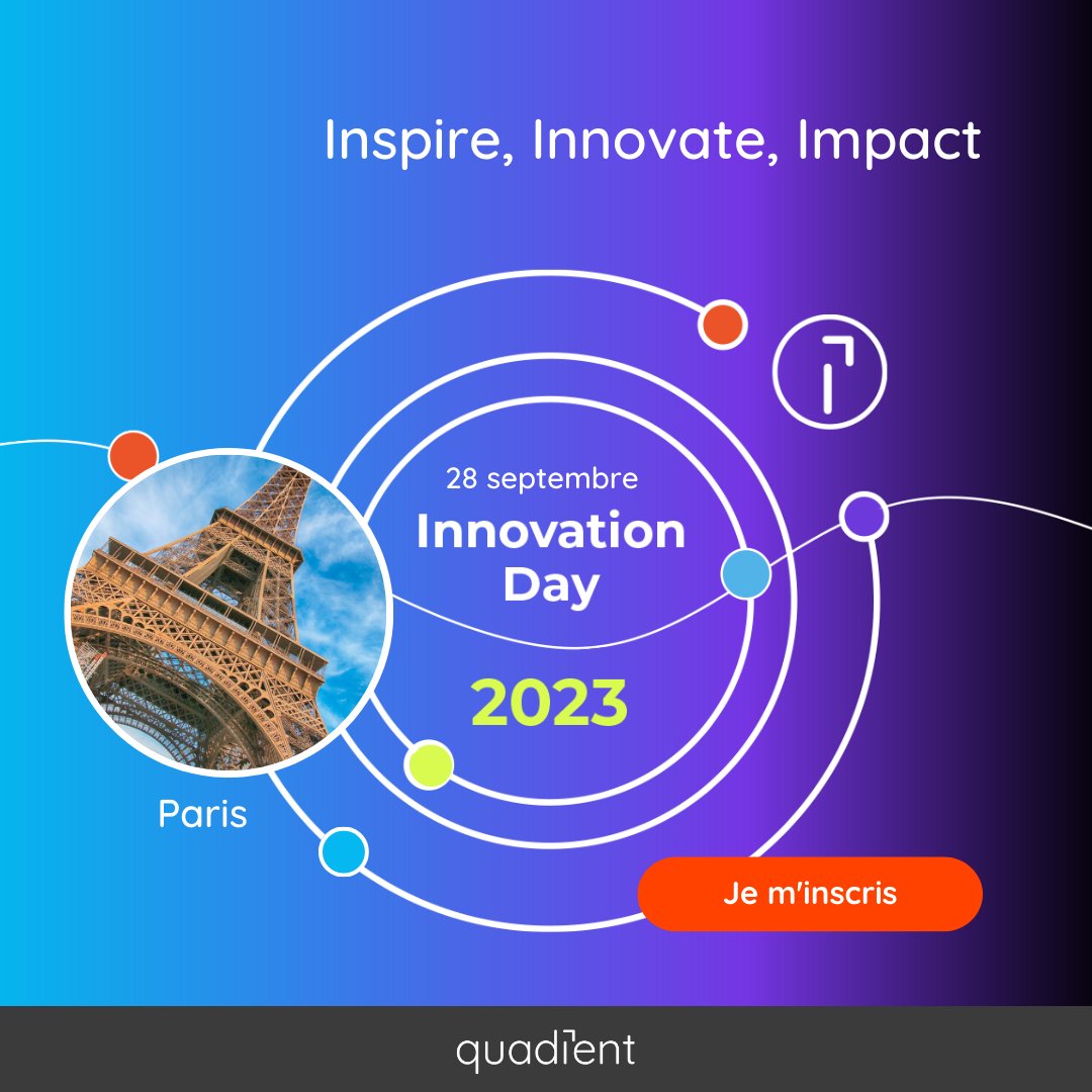 Quadient_FR's tweet image. Découvrez les dernières tendances et solutions innovantes.
Inscrivez-vous dès maintenant pour une expérience immersive.
➡️go.quadient.com/3PRxZeA

#QuadientExperienceDays #CommunicationClient #Innovation
