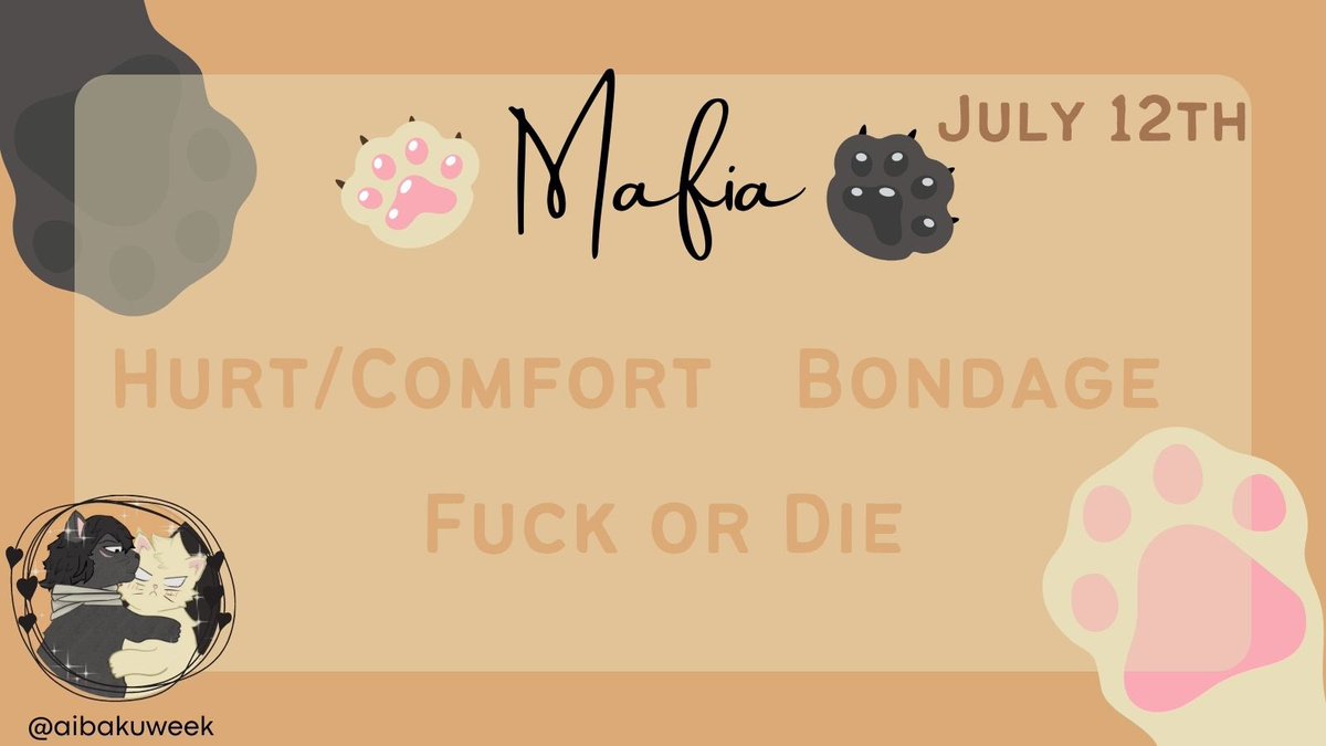 aibakuweek's tweet photo. We’ve reached the half way point of the event week! Day 3 is here and we can’t wait to see how you interpret todays prompts 🐈🐈‍⬛

Don’t forget to use #AiBakuWeek and tag us to share your work! 🧡🖤 https://t.co/BSBA4GTzwu