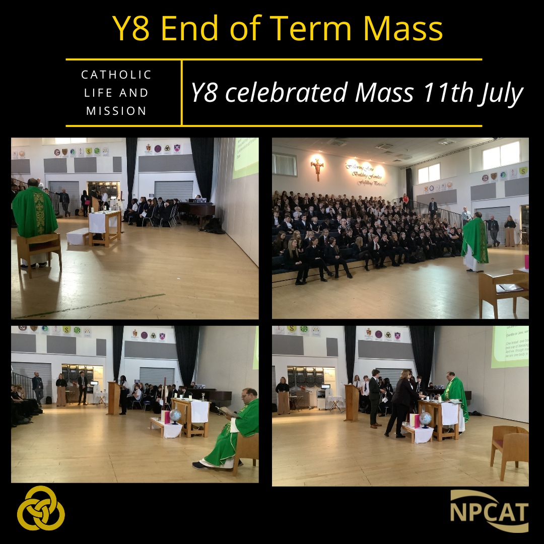 trinityccnews's tweet image. Y8 HOLY MASS

Yesterday we had Y8 Mass led by Monsignor Riccardo Morgan. It was a lovely service, with our SVP group leading on readings, singing and with the music. Well done to all involved. 

#Mass #Y8 #TrinityFamily