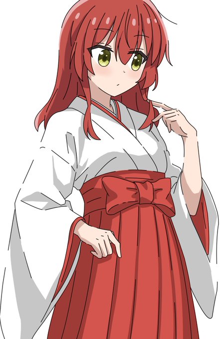 「long hair red hakama」 illustration images(Popular)