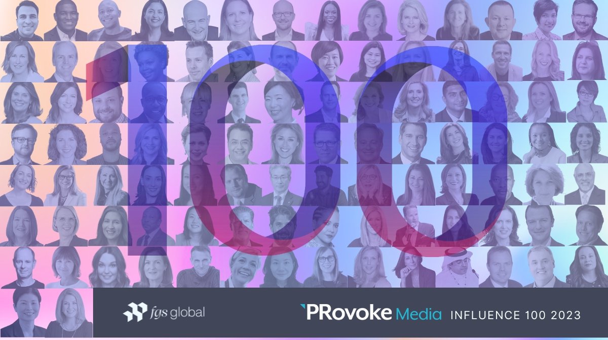 Provoke_News's tweet photo. PRovoke Media today launches the 2023 #Influence100, our annual listing that identifies, profiles and surveys the 100 most influential chief communications officers and chief marketing officers of leading brands, companies &amp; organisations around the world.
https://t.co/aR7XNdkWcs https://t.co/gVRL84PHO8