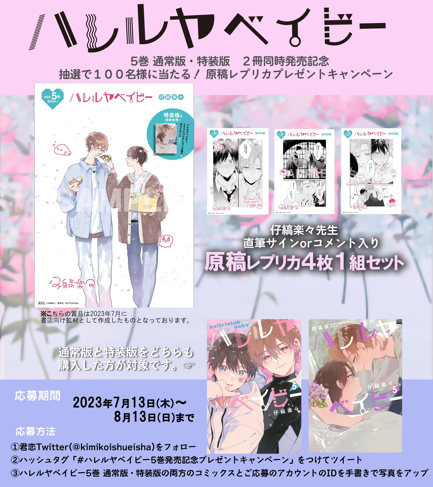 大切な人へのギフト探し 仔縞楽々 ハレルヤベイビー 特典 2冊セット 着こ 女性漫画