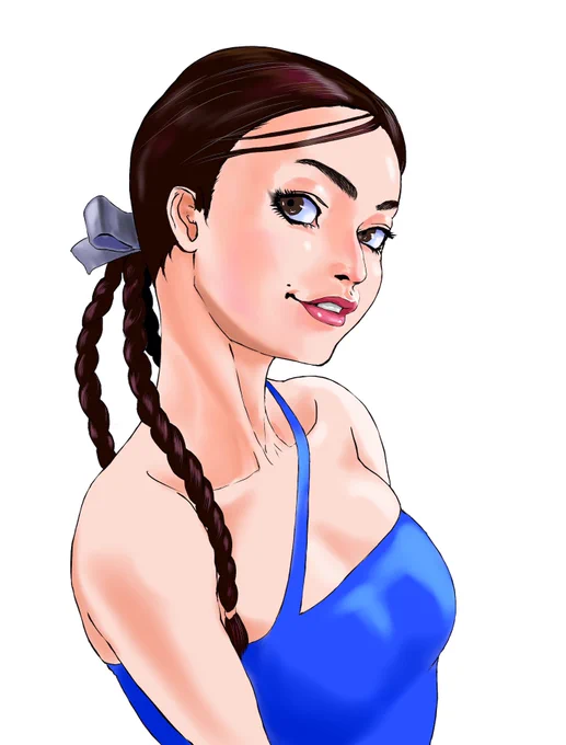 色付けた。  中山亜美さん( )