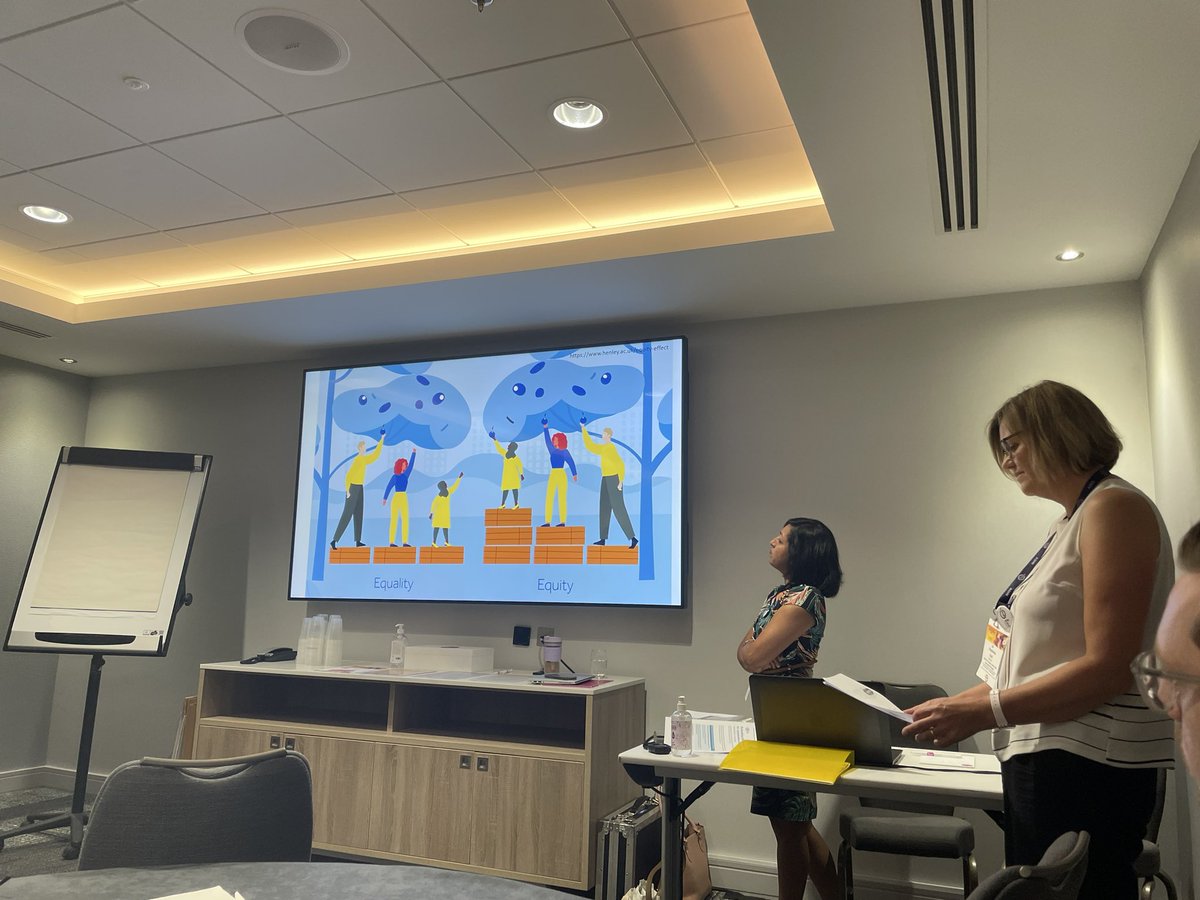 DrLauraKnight1's tweet photo. Great discussion at #ASME2023 session on embedding EDI in research - it was incrEDIble 😉 my takeaway was to start with the end in sight when designing research - with special attention paid to approaches of dissemination @StephBull7 @AmayaEllawala @NabilahMayat @MichalTombskatz https://t.co/aj5BCECjFo