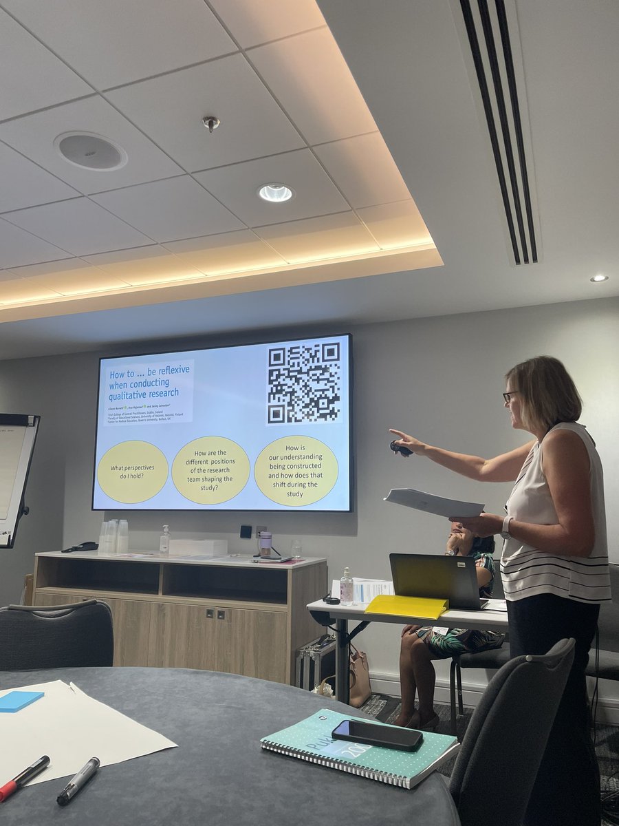 DrLauraKnight1's tweet photo. Great discussion at #ASME2023 session on embedding EDI in research - it was incrEDIble 😉 my takeaway was to start with the end in sight when designing research - with special attention paid to approaches of dissemination @StephBull7 @AmayaEllawala @NabilahMayat @MichalTombskatz https://t.co/aj5BCECjFo
