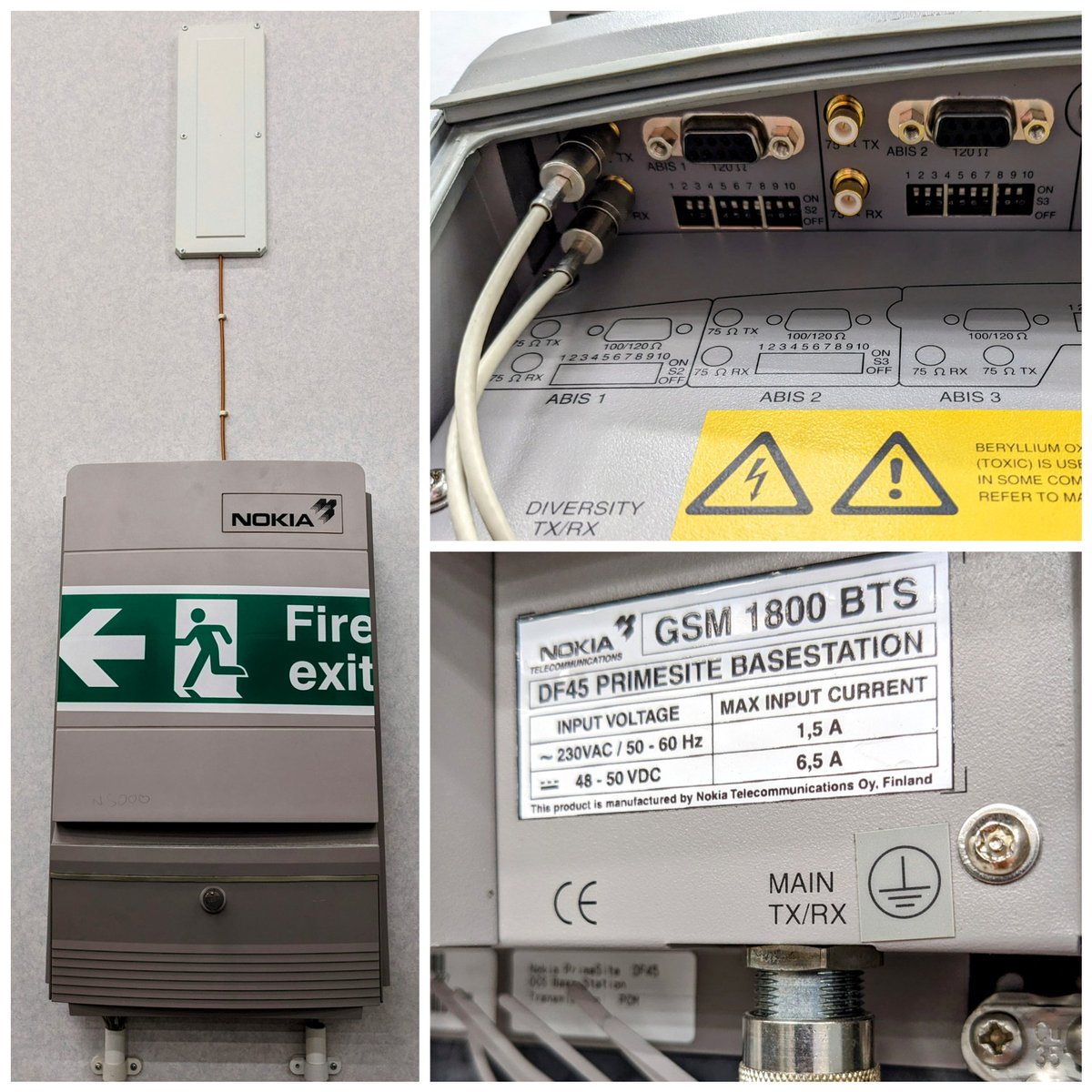 2g_gsm's tweet image. You may be able to tell that today&apos;s focus has been on removing legacy from the network. Here&apos;s a classic from days gone by... A Nokia 1 x TRX GSM1800 PrimeSite, installed as a test BTS in an Orange UK switch site. #2G #GSM #historyoftechnology