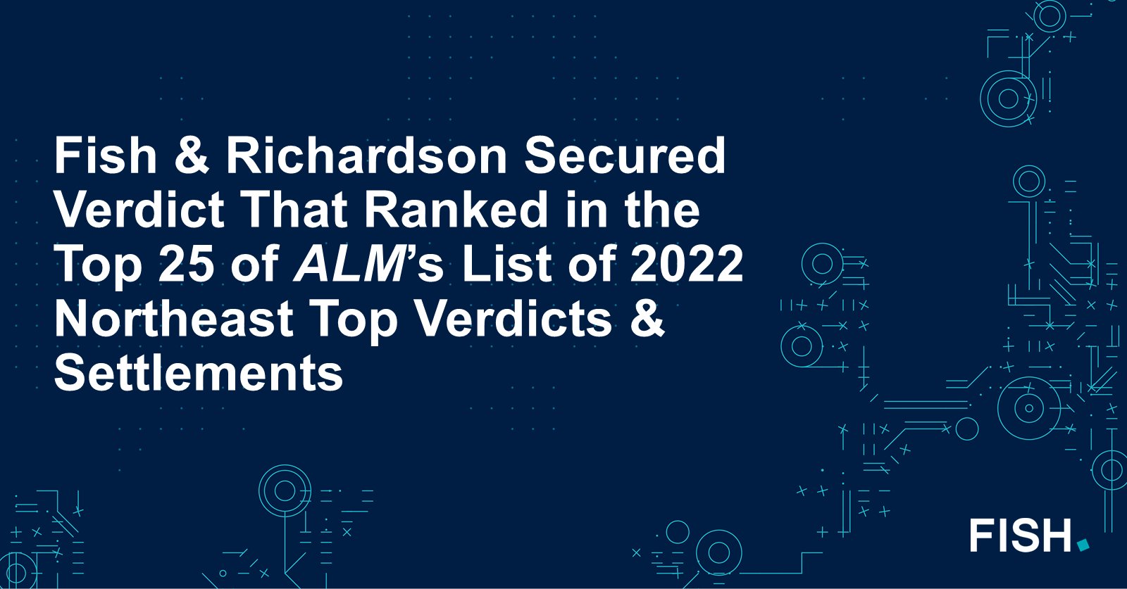 Fish & Richardson on Twitter "A medical device patent infringement case litigated by our