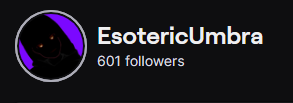 Esoteric_Umbra's tweet photo. 600 followers! ^_^ Thank you so much everyone
I guess it'll be a karaoke stream this weekend 😅 https://t.co/LhVFflox7C