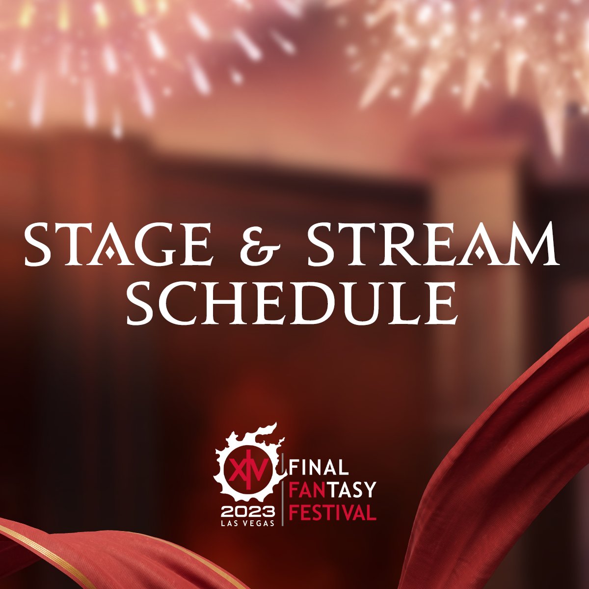 FF_XIV_EN's tweet photo. We're pleased to present the #FFXIV Fan Festival 2023 in Las Vegas stage schedule!

Whether you’re joining us in-person or watching the show from home, we can't wait for you to experience the excitement we have in store! 📅 https://t.co/iP6Jo0dF3w https://t.co/F805ss736v