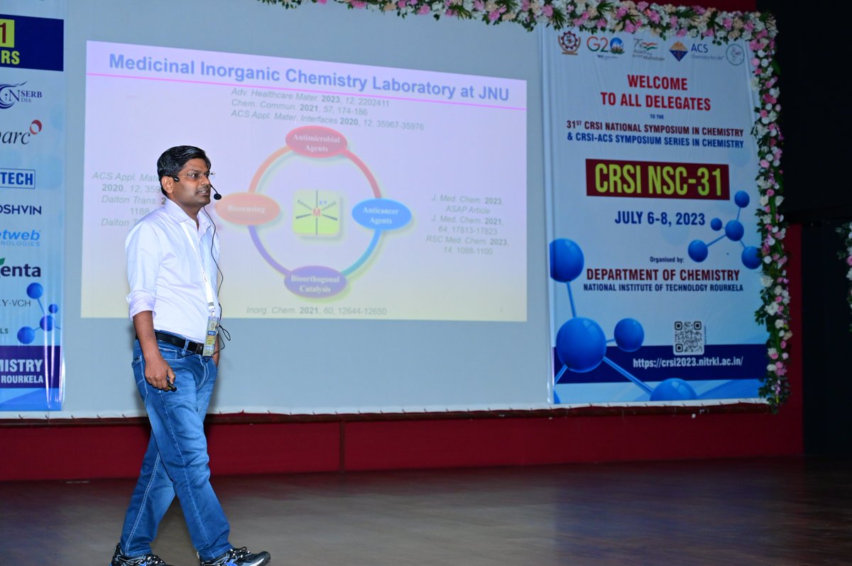 #LECTURES on a #SpeciaL #session of a #Mini #symposium at the 31st Annual Conference of the @ChemResSocIndia in association with @AmerChemSociety @31CRSI_NSC at @nitrourkela #7