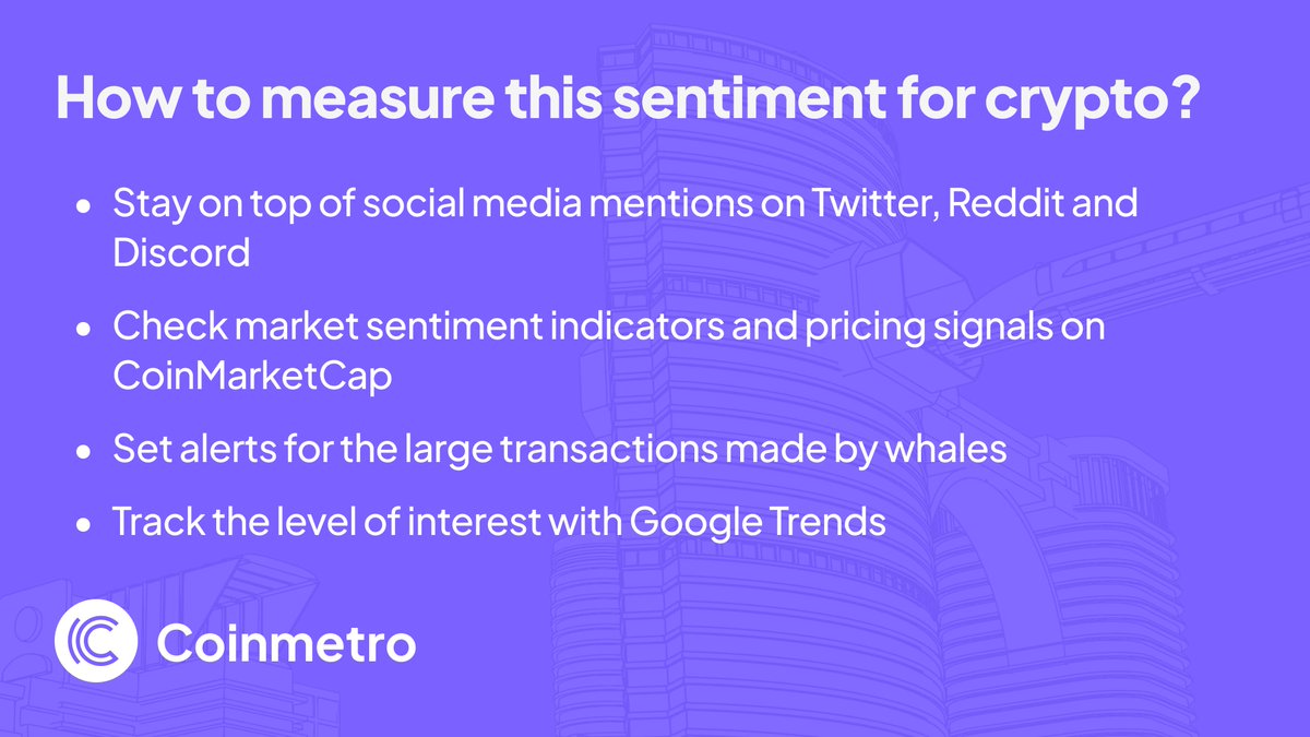 CoinMetro's tweet photo. There are different ways to measure the sentiment, including #CryptoTwitter 🐦 https://t.co/lRtiuC5558