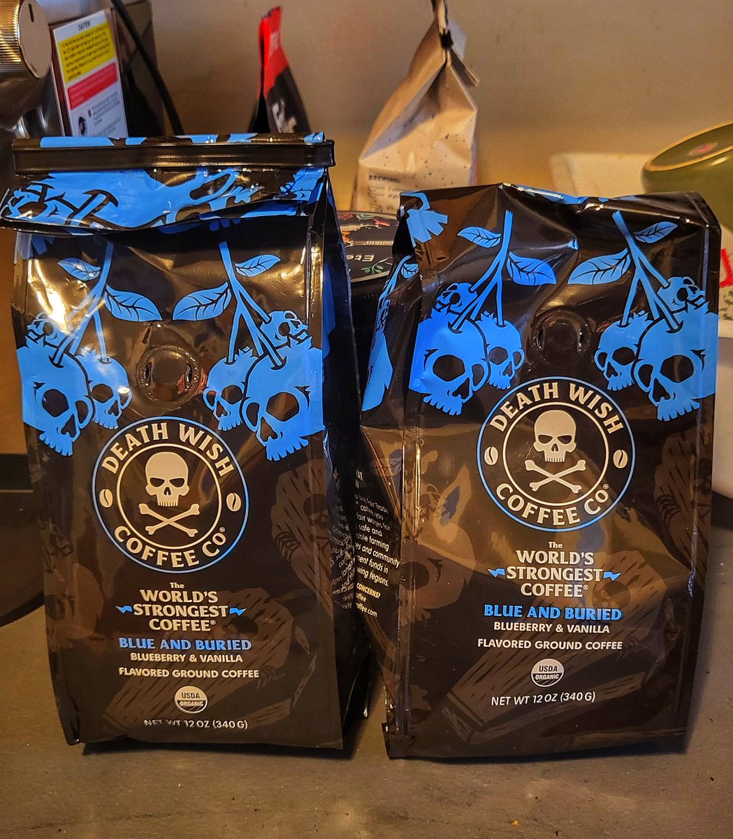 baggedwaddy's tweet photo. 1st order delivered ☕️☕️☕️☕️☕️

Can't wait to try it @DeathWishCoffee https://t.co/PvSZMFDEak
