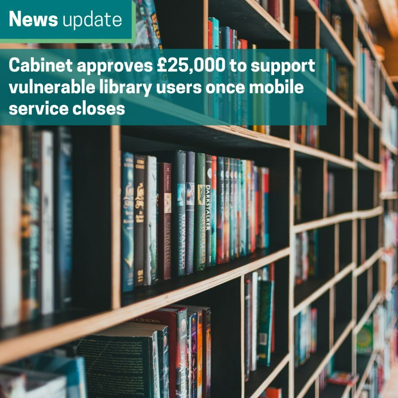 DevonCC's tweet photo. 📚 Our Cabinet has approved recommendations to earmark £25,000 to help ensure that vulnerable users can continue to access library services after the mobile service is decommissioned.

Read more below 👇