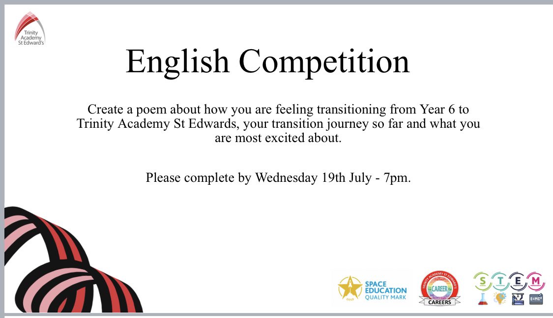 🚨 @EnglishTASE Competition 🚨
