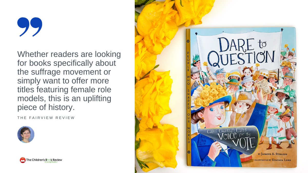 TCBRbookreview's tweet photo. "Whether readers are looking for books specifically about the suffrage movement or simply want to offer more titles featuring female role models, this is an uplifting piece of history." — The Fairview Review
Learn more: https://t.co/TKGIgySQSx #DaretoQuestion #partnership https://t.co/mdV5bSGNF3