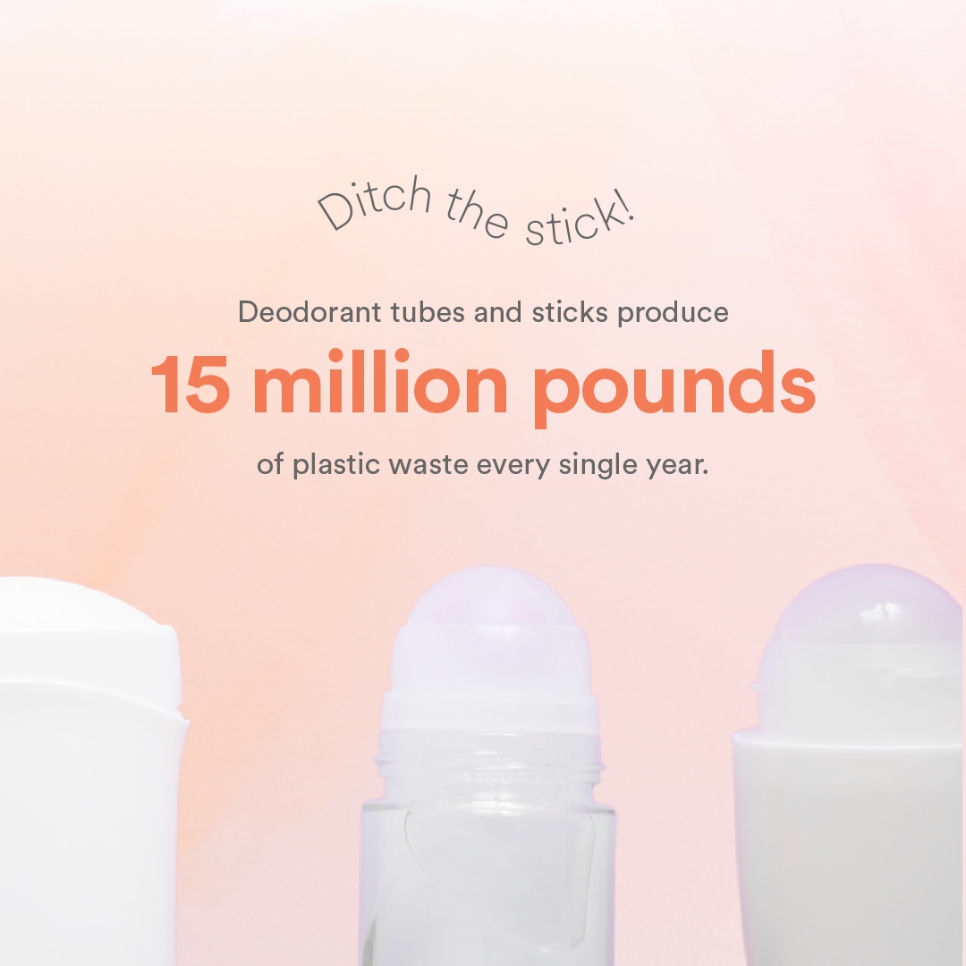 zerowaste_com's tweet photo. Deodorant tubes contribute to millions of pounds of #plastic waste each year. This #PlasticFreeJuly, take a stand for our planet by choosing brands that prioritize eco-friendly practices Our choices matter, make them count! 🌎🧚‍♀️💪💚

https://t.co/IRa6Q7Dpv2

#SustainableLiving https://t.co/Nan12lTjyj