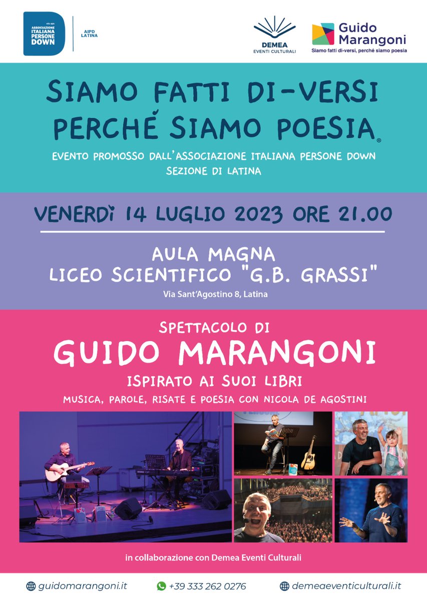 Amici di Latina, venerdì 14 luglio 2023 ore 21.00 nell'aula magna del liceo scientifico "Grassi" di Latina ancora BUONE NOTIZIE  🙂🎈