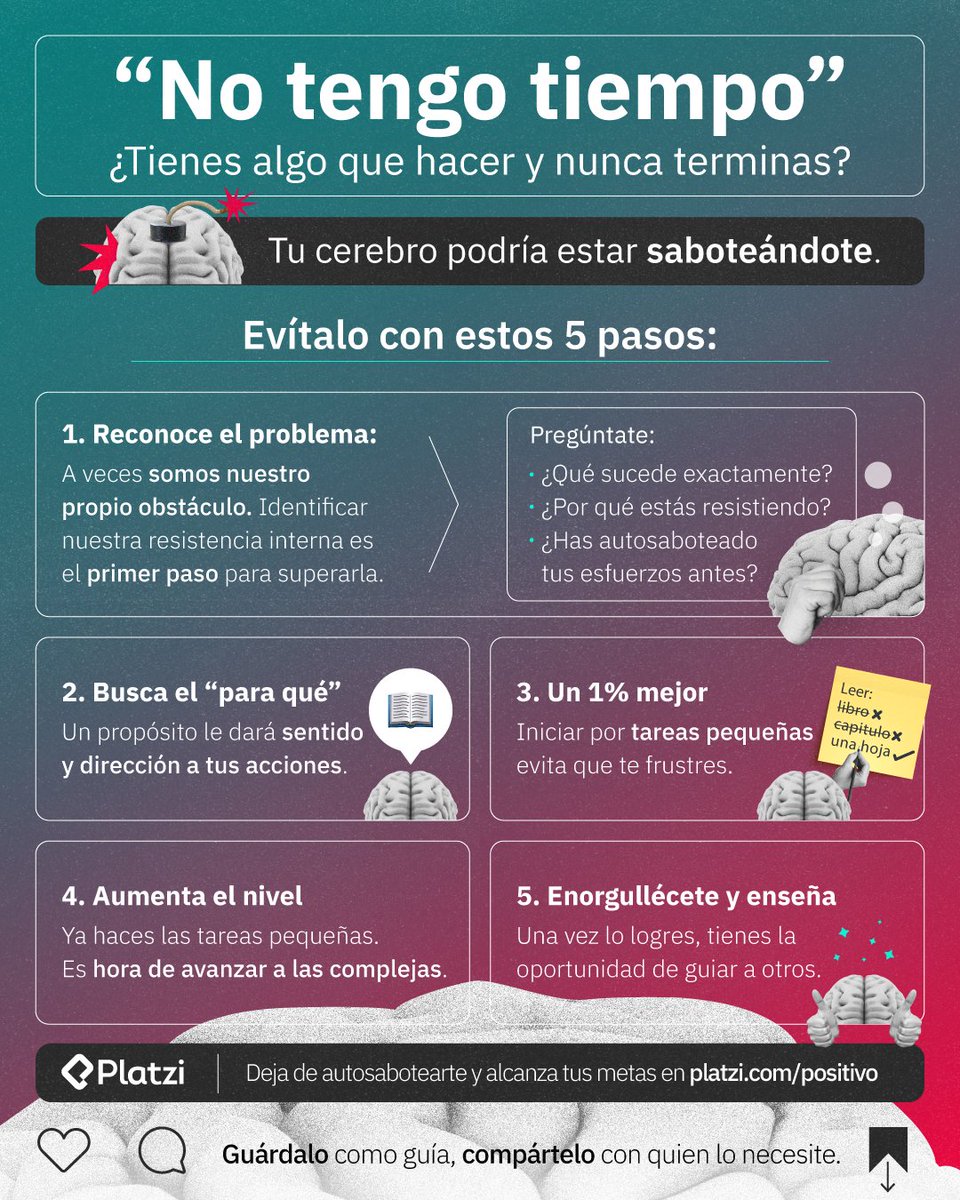 platzi's tweet photo. ⏳Todos vivimos en días de 24 horas.

Tenemos el tiempo, pero a veces sentimos que se nos escapa o no es suficiente para lo que queremos hacer ¿Te ha pasado? 😰 https://t.co/mDM0vZsafx