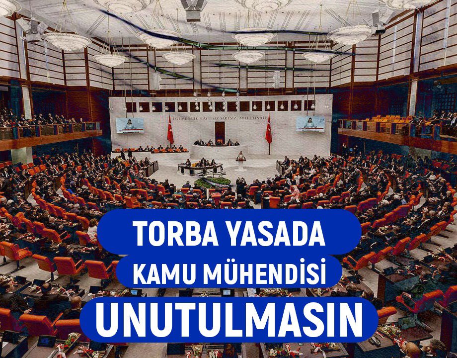 #TorbaYasadaKamuMühendisi 
#KamuMuhendisineSesVer 

Artık dayanacak gücü kalmayan <a href="/kaMUhendisleri/">Kamu Mühendisleri Platformu</a> bütçeye yük değil, aksine kazanımların sağlanması için en önemli meslek grubudur.