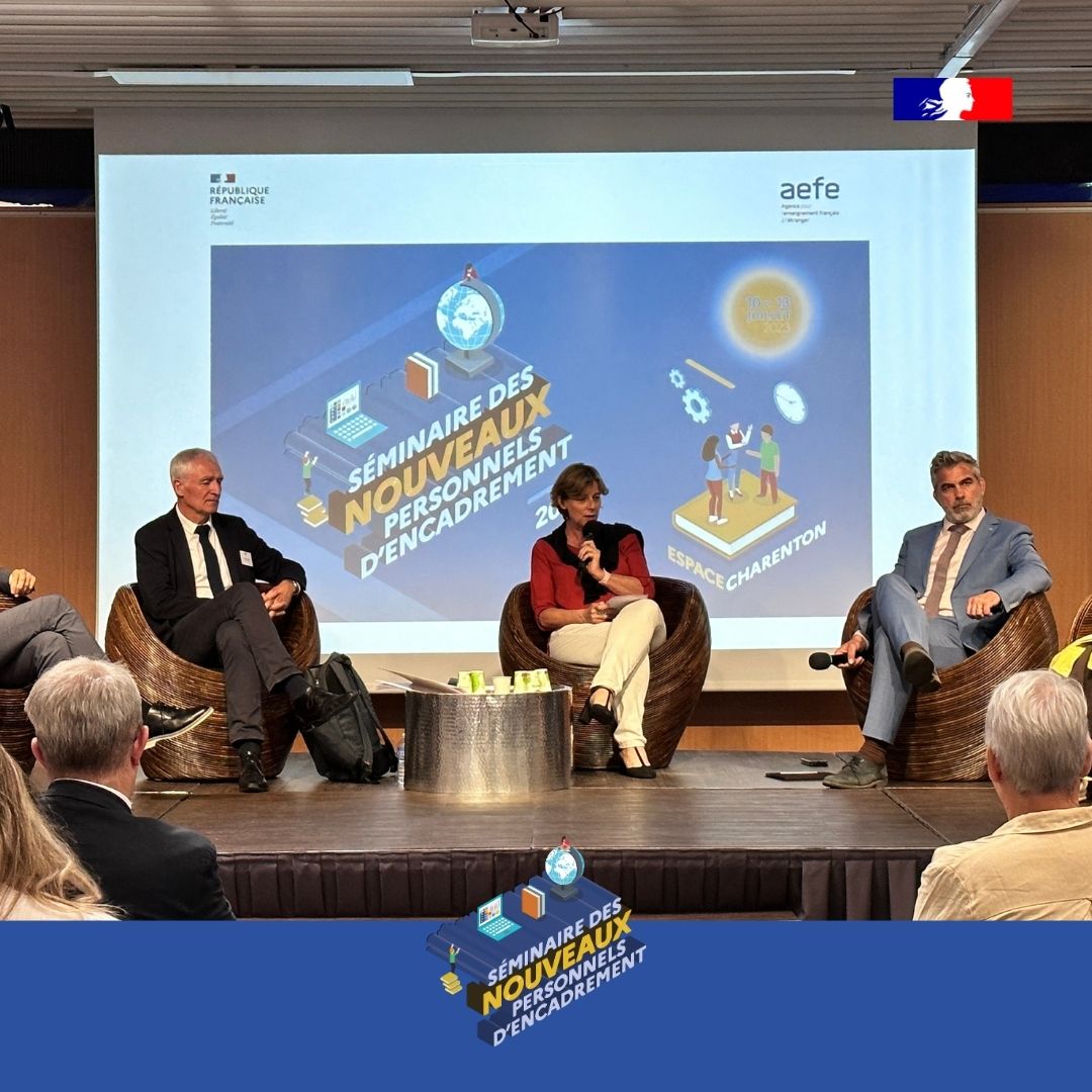 aefeinfo's tweet photo. En séance plénière, la #DEOF et la #DDAR ont présenté la gouvernance des instituts régionaux de formation #IRF.

Un focus sur les enjeux du réseau était également au programme : le climat scolaire et le bien-être des élèves, l’orientation, la politique des langues. https://t.co/MYCHcctS4Y