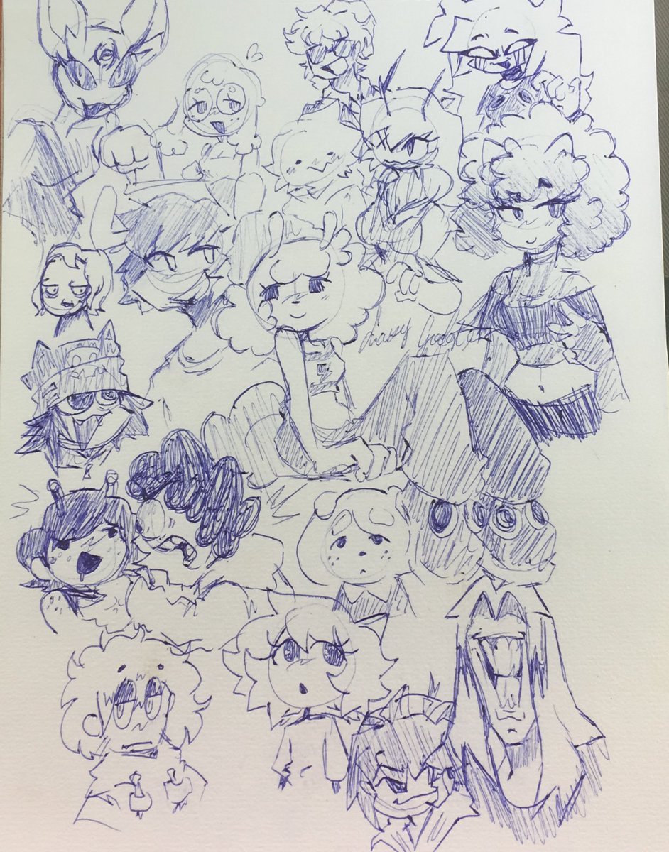 Doodle of moots and few ppl
