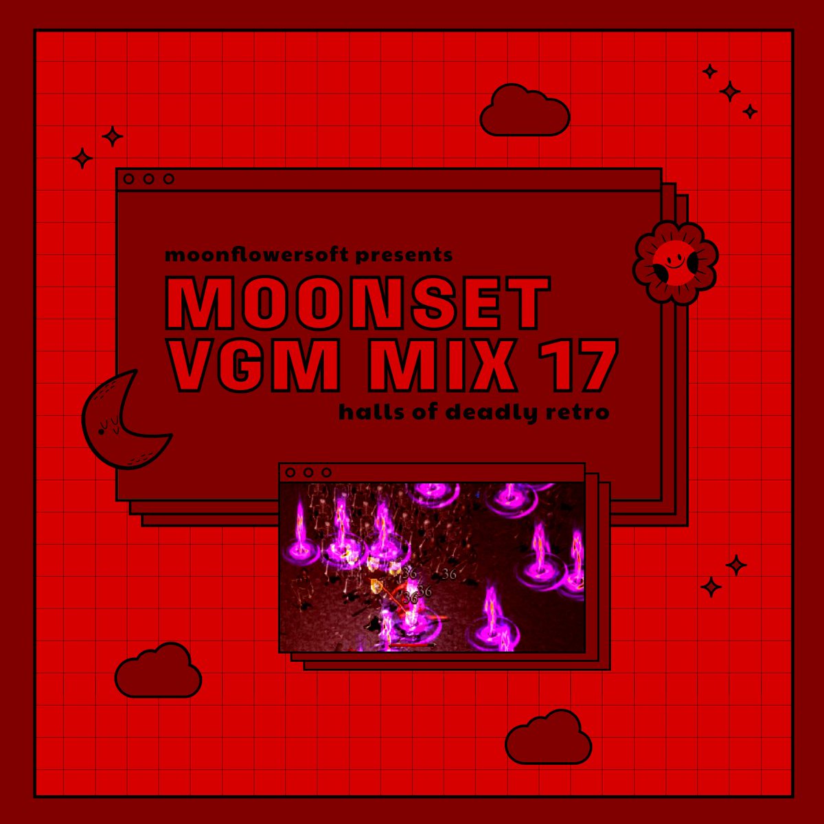 Moonset 17 is coming, live tomorrow 13/07 21:00 CEST

This month is about songs from NEC PC-98 games and tracks of the same vibes!  Expect funky slap basslines, FM synthesis and lots of square waves!
