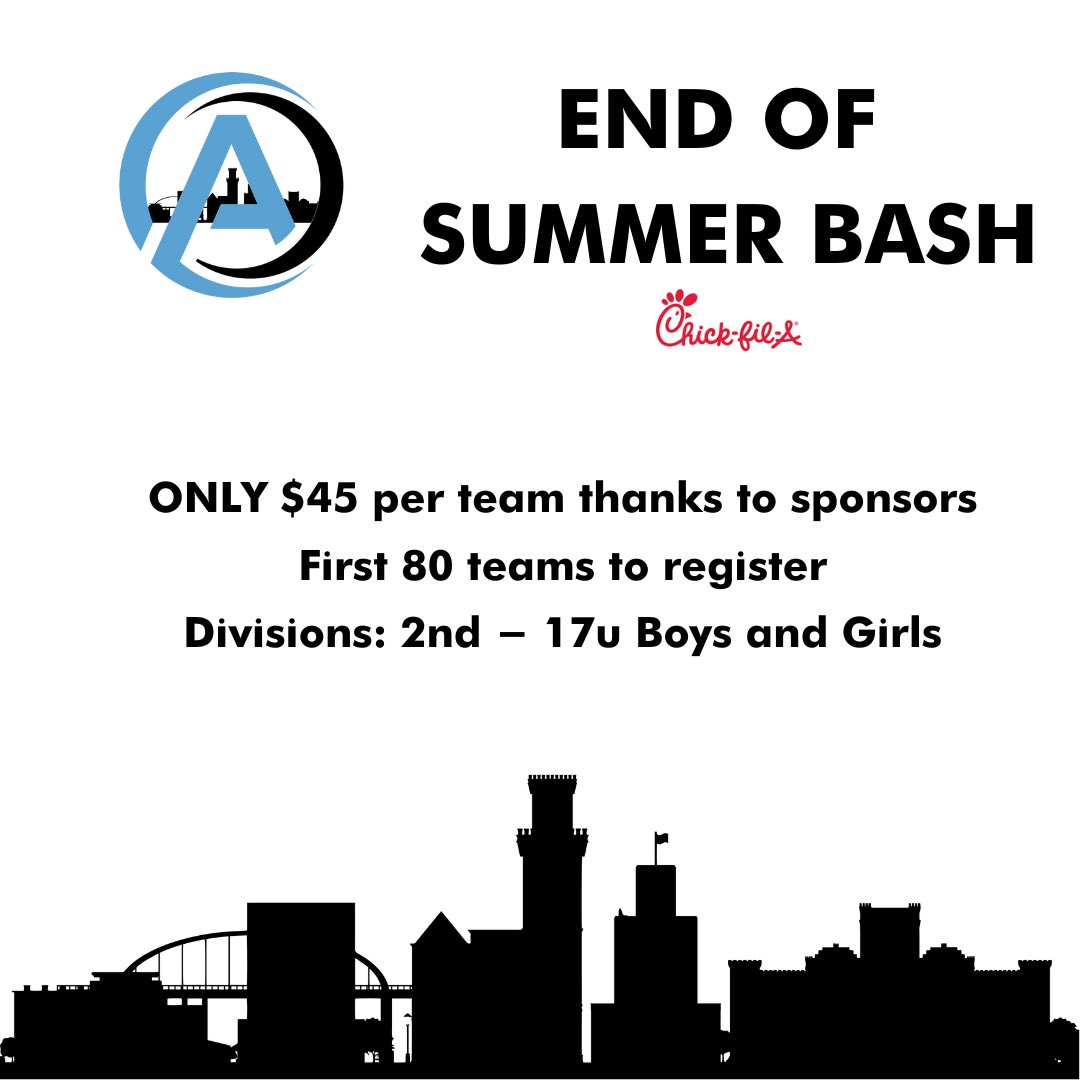 LAST 🏀 Tournament of the Summer!

JULY 22-23 at The Arena in Sioux City

Throw your school team together and let’s play!

Only $45 per team!
Open to 2nd grade-17u boys &amp; girls…All games played at Arena.

Register:
tourneymachine.com/Public/Redirec…

Questions call/text: +1 (712) 441-4835