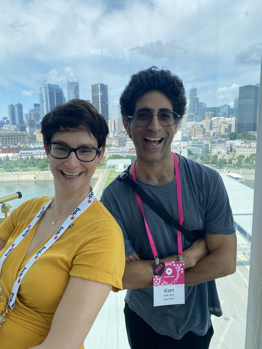 Kicking off <a href="/startupfest/">Startupfest</a> with @daphnouchka! 🌞 
Let’s stir 💩 up <a href="/Injoyguthealth/">Injoy</a> #WITBootcamp