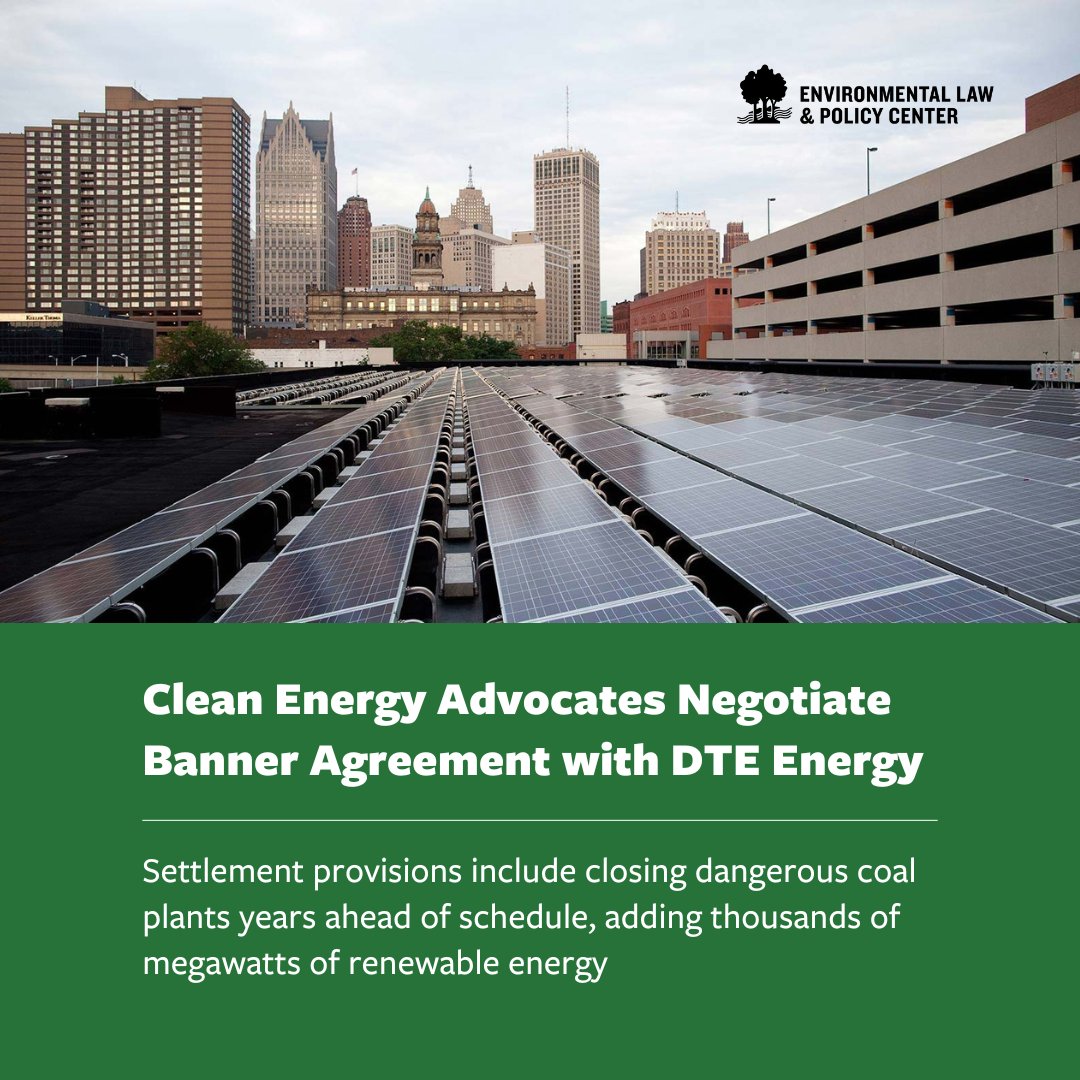 BIG WIN IN MICHIGAN: As part of the settlement,
<a href="/DTE_Energy/">DTE_Energy</a> has agreed to contribute $8M to help low-income families with sustainable, enduring, #CleanEnergy ways to lower their bills.

Read: bit.ly/3D8zrBV