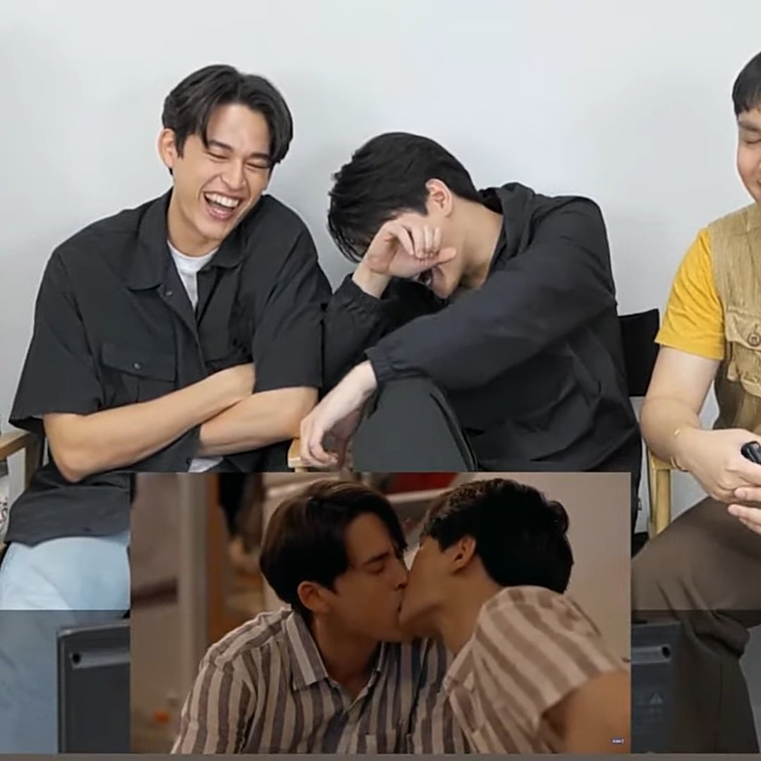BurningNoona's tweet photo. Gawin the unbothered king and Kit the shy turtle 😅😍 #เม้นท์ก่อนxGawinKrist https://t.co/L3my3Cct9Y