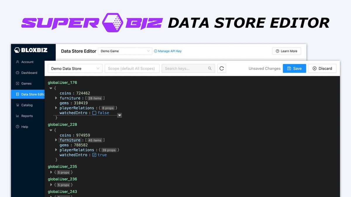 Super Biz / Catalog & Avatar Editor