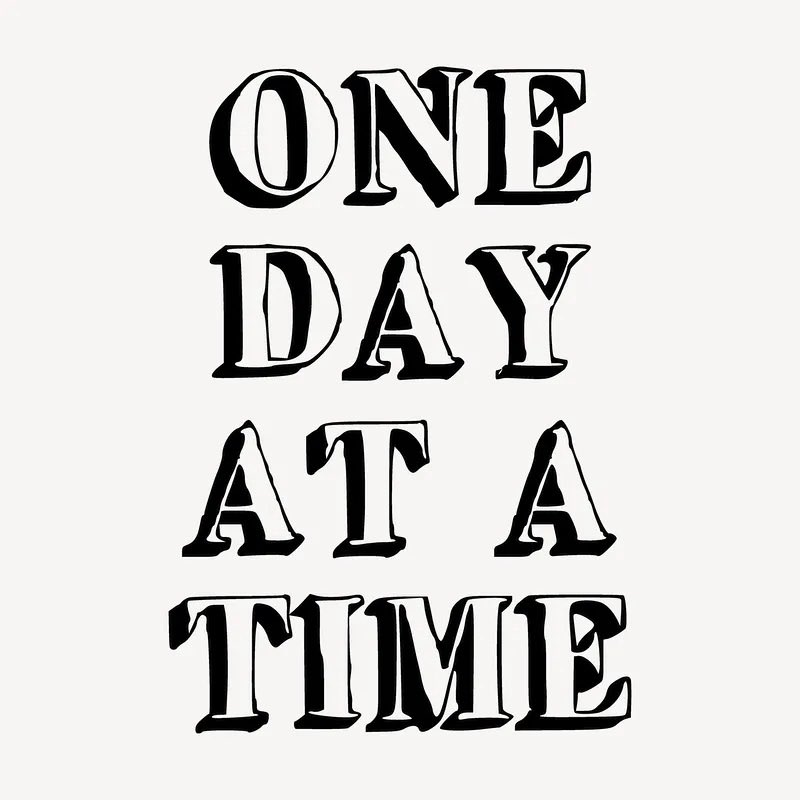 Here a gentle reminder that we have to take things one day at a time! No matter what’s going on, you are important and your mental health is important. 
#MentalHealthAwareness #socialwork