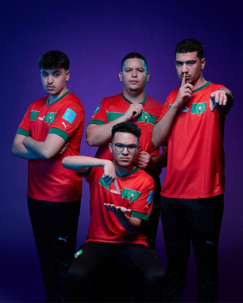 TFT_Morocco's tweet photo. 🚨L’Équipe Nationale Marocaine des Jeux vidéos crée l’exploit en eNations League en décrochant la première place dans les phases de groupes ! ❤️🇲🇦

Ils battent la France 5-1 et se qualifient donc en 1/8 de Finale ! 🦁🔥 https://t.co/hNsyVbpb5I