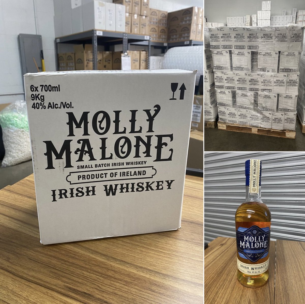 The hugely anticipated arrival of <a href="/themollywhiskey/">The Molly Malone Whiskey Company</a> is finally here in LA! This small batch Irish Whiskey is a triple distilled, 40% abv sourced non age statement blend, matured in 2nd fill ex-bourbon casks.
Ask us for details about its arrival on info@shandimportllc.com
#whiskey