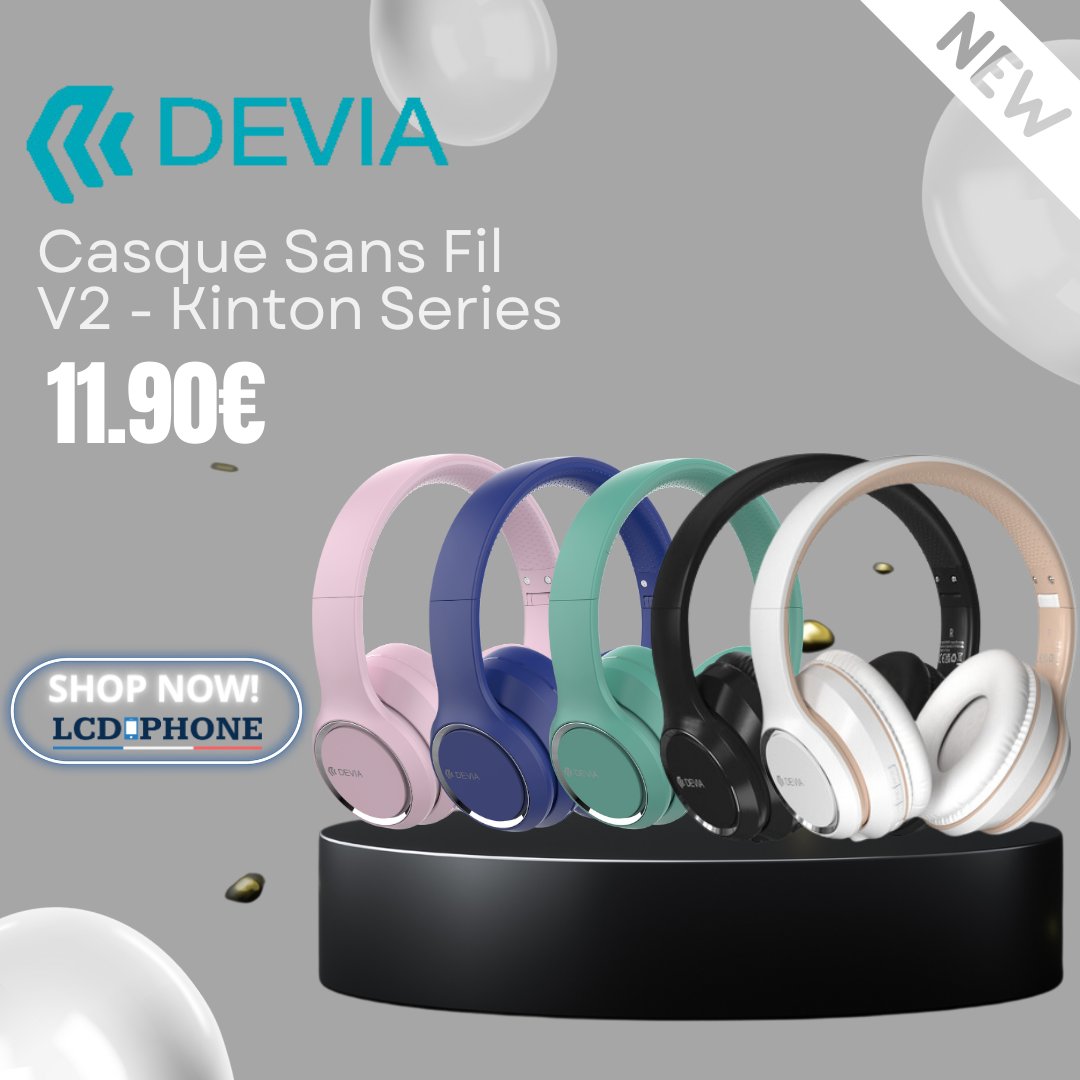lcd_phone's tweet photo. 🎧 Découvrez une nouvelle dimension de l'expérience musicale avec les casques Bluetooth DEVIA ! 🎶✨
Plongez dans un monde de son cristallin et de liberté sans fil avec les casques Bluetooth de la marque DEVIA.
#DEVIA #CasqueBluetooth #SonDeQualité #LibertéSansFil https://t.co/3Qbtze4KnH