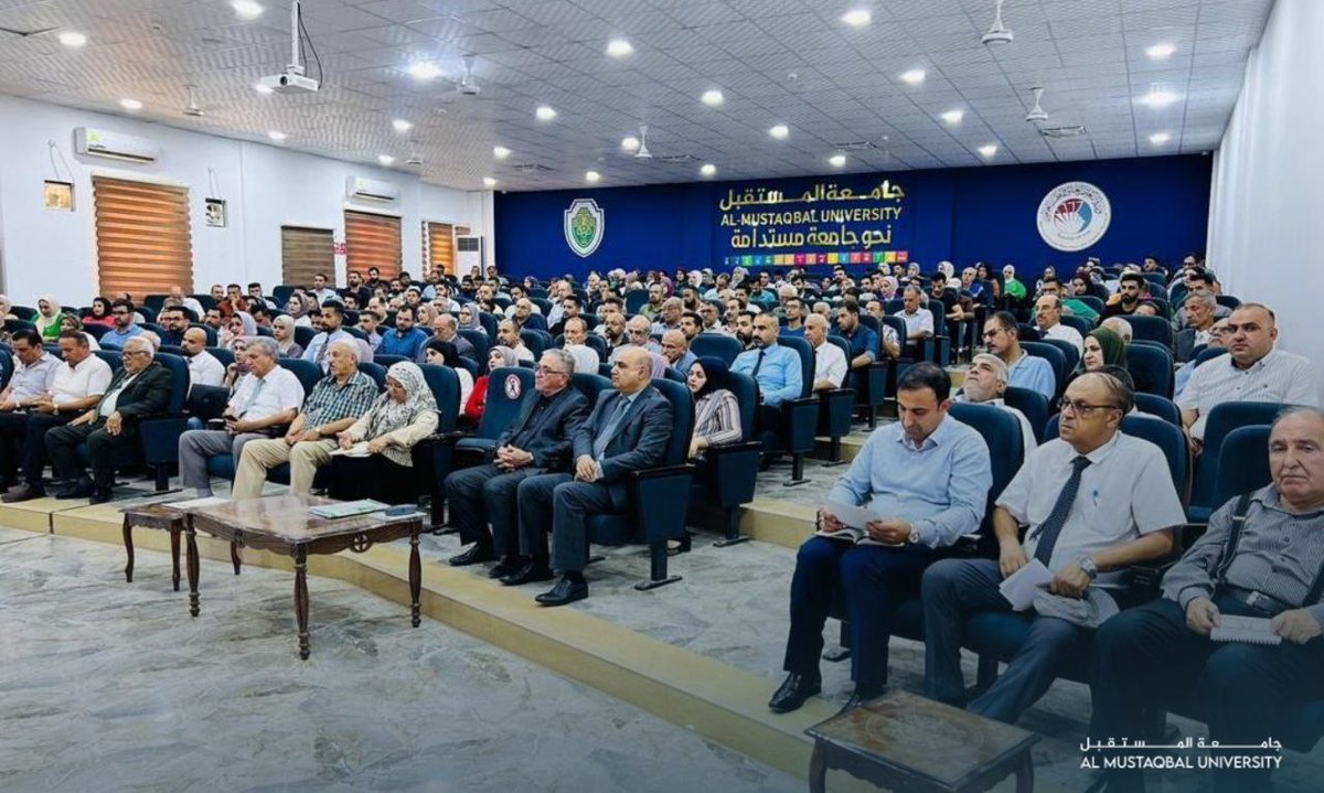 Mus_college's tweet photo. بمناسبة انتهاء العام الدراسي ٢٠٢٢-٢٠٢٣ 
السيد رئيس جامعة المستقبل.. يترأس اجتماع لمنتسبي الجامعة .

إعلام جامعة المستقبل https://t.co/6XSyJiMk58