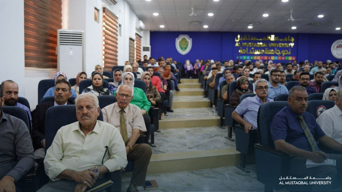 Mus_college's tweet photo. بمناسبة انتهاء العام الدراسي ٢٠٢٢-٢٠٢٣ 
السيد رئيس جامعة المستقبل.. يترأس اجتماع لمنتسبي الجامعة .

إعلام جامعة المستقبل https://t.co/6XSyJiMk58
