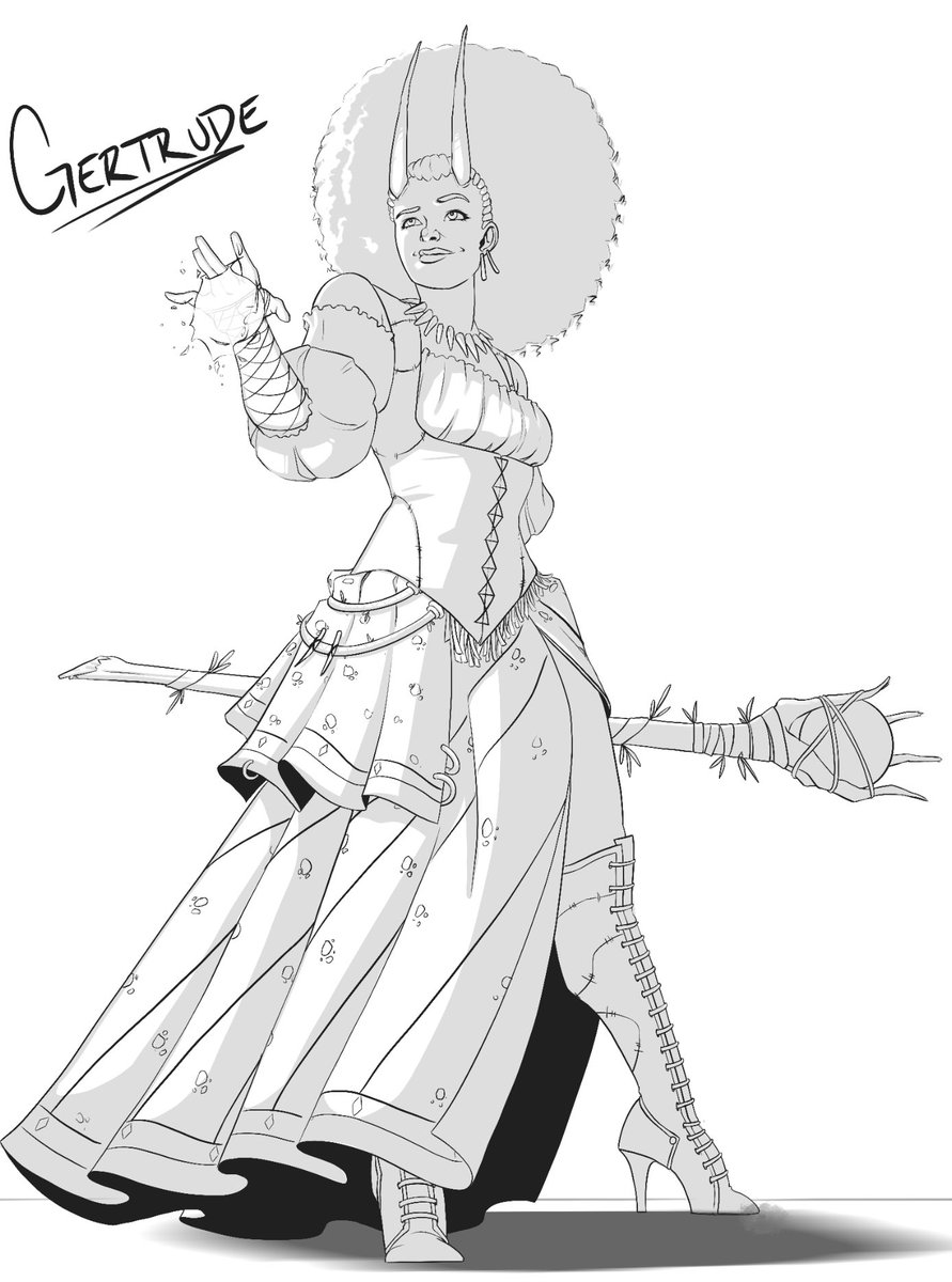 And finally Gertrude! Just in time for the new episode tonight. Let’s see if <a href="/thatonequeen/">Broadway Star!!!!</a> can keep this band of adventurers alive one more time!