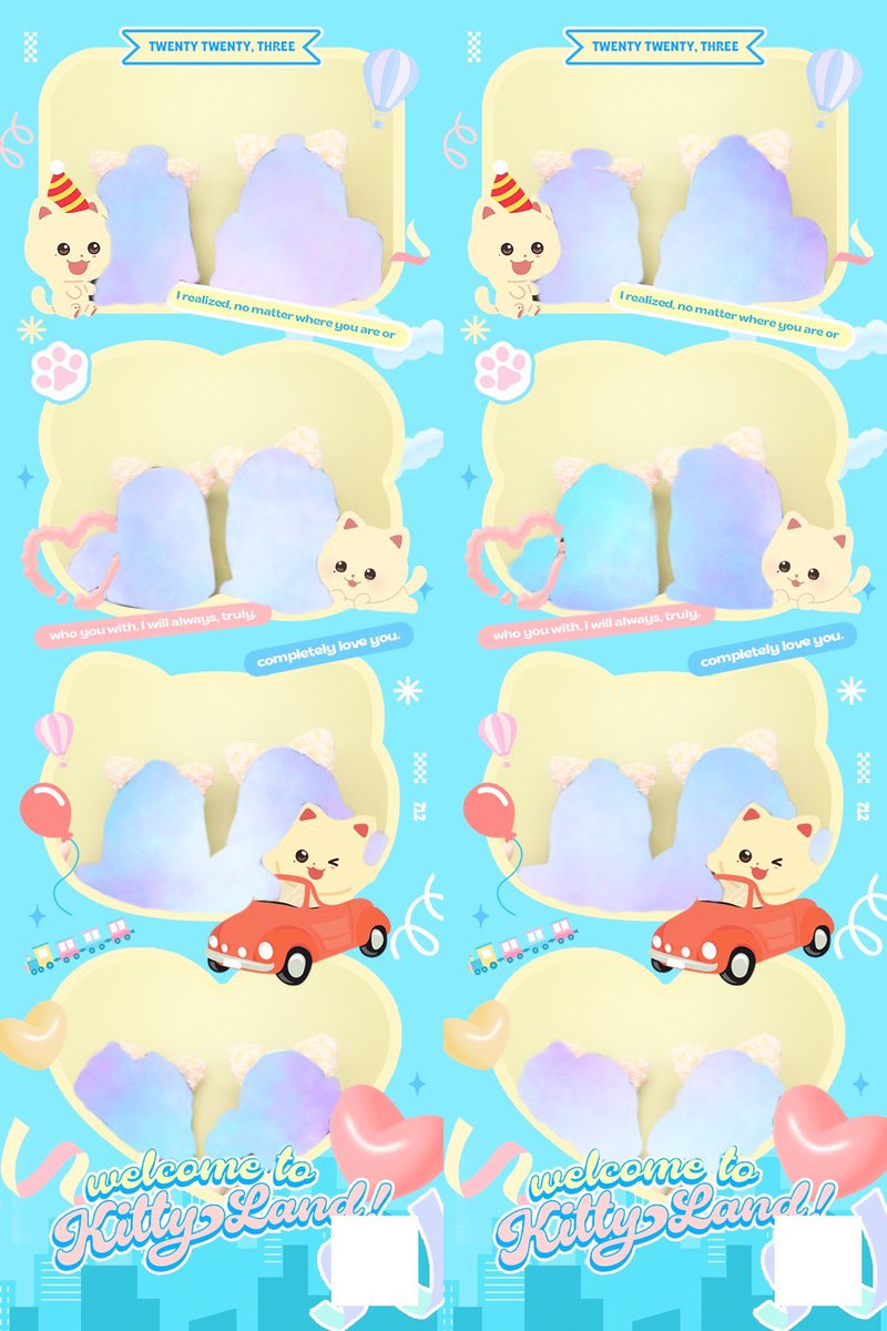 luckycat712's tweet image. 쏭쏭, 성냥이 그리고 홀로그램의 인성생파

#WELCOME_TO_KITTYLAND