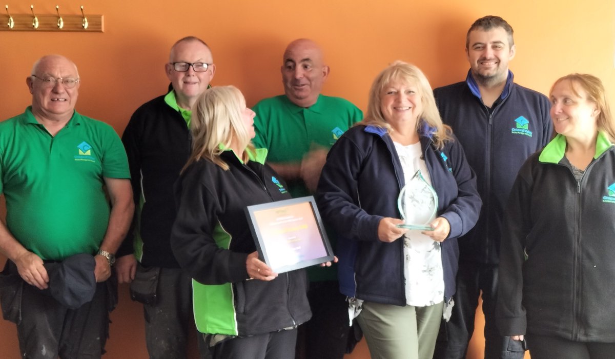 The EMB are delighted they won the Best Project 2023 by the Tenant Management Federation for all their hard work clearing out ready for relaunching the Community Walled Garden on Haslemere Road. Staff member Shaun did get a telling off for trying to pinch the certificate 😊