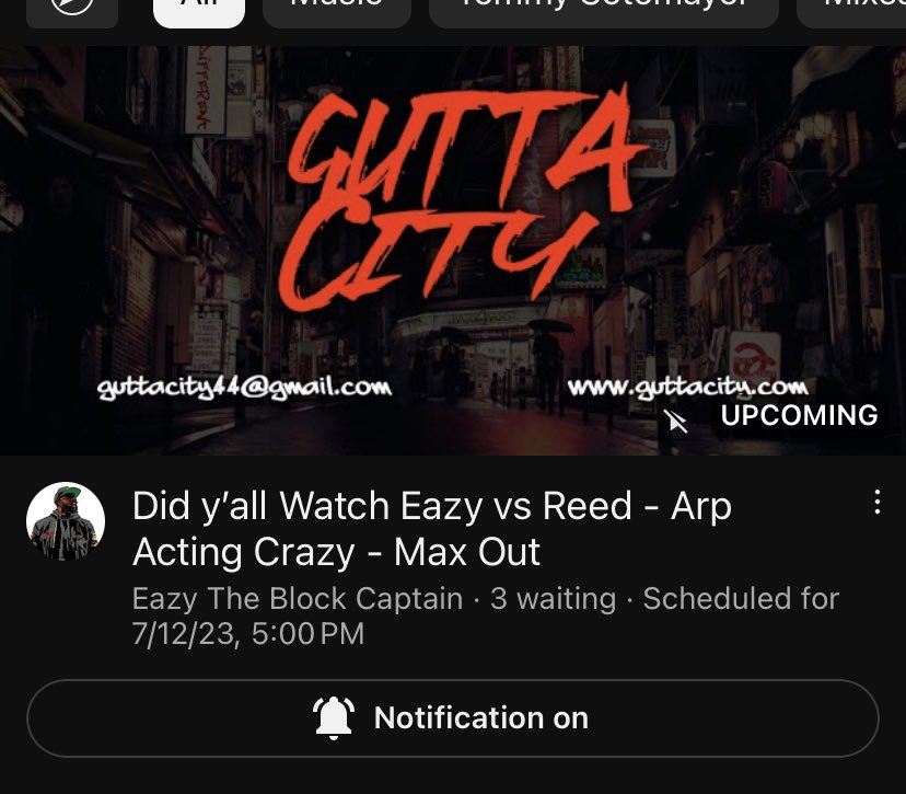 TRoses67's tweet image. WE BACK OUTSIDE ON #EBlock at 5:00om EST WITH THE BEST BATTLE RAPPER IN THE WORLD!!!! @Eazyblockcapt  SET YOUR REMINDER NOW!!!! youtube.com/live/Jduq3uHlk… #guttacity #thetrenches #chrome23 #reeddollaz #eazytheblockcaptain