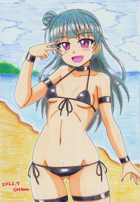 過去絵ですが…善子ちゃんおめでとう! #津島善子生誕祭2023 