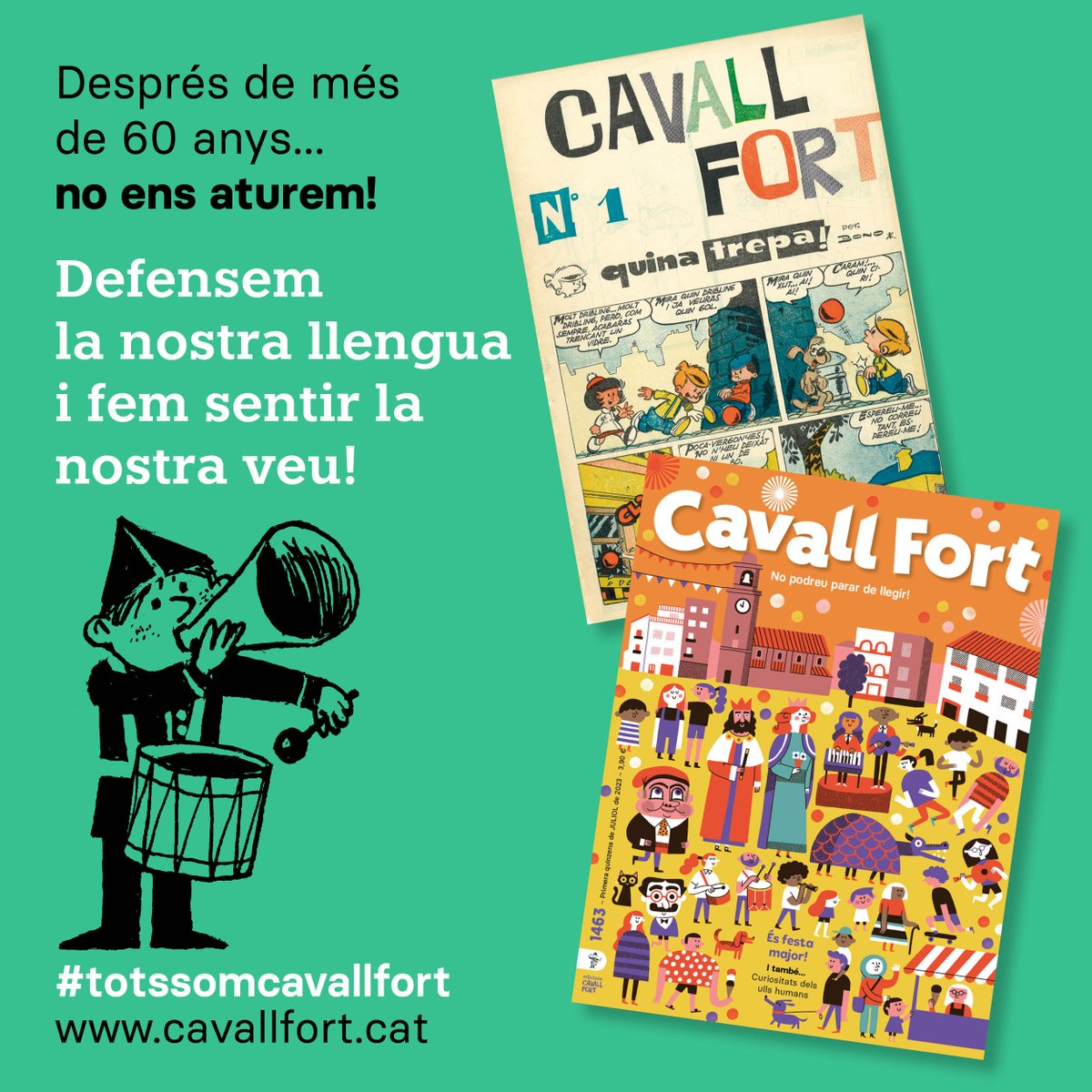 Ara més que mai, Cavall Fort! Ara més que mai, revistes en català!