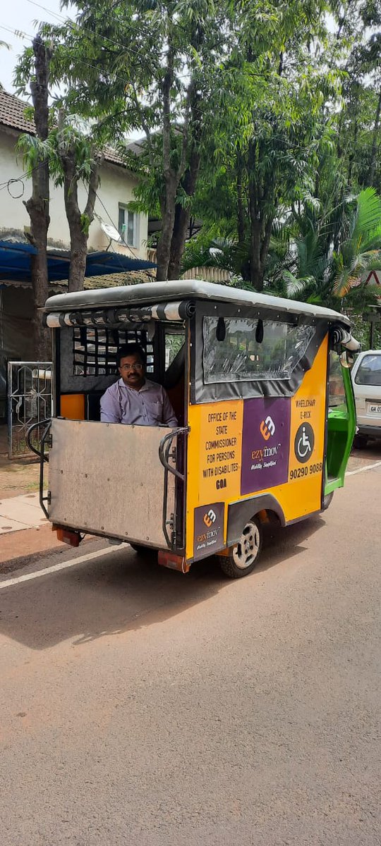 avelinodesa's tweet photo. Thanks to @EzyMov ericks for saving my day. Would have had to sit at home despite my busy schedule as my driver stayed absent due to urgent personal work. Thanks to @discommgoa initiative I have no stress of driver being absent. @SubhashGoa @MSJE_AIC @PrakashWKamatPK https://t.co/OauqFRkiDh