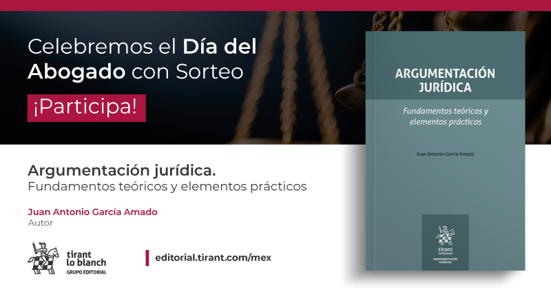 Tirantmexico's tweet photo. ⚡ S O R T E O ⚡¡Celebra el 𝗗í𝗮 𝗱𝗲𝗹 #𝗔𝗯𝗼𝗴𝗮𝗱𝗼 llevándote este libro!

Sigue estos pasos para participar ⤵️
👋 Síguenos.
❤️ Dale 𝘭𝘪𝘬𝘦.
💬 Comenta mencionando un amigo abogado al que le deseas feliz día
🔃 Retuitea.

Participa solo hoy 12  de julio

¡Suerte! 🍀 https://t.co/coqRintG6q